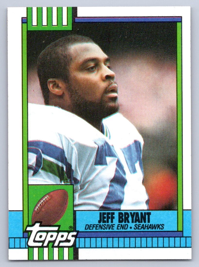 1990 Topps Jeff Bryant #345b Seattle Seahawks | eBay