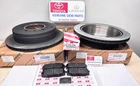 07-21 Tundra 08-22 Sequoia X2 Rear Brake Rotors&Brake pads set GENUINE OEM PART