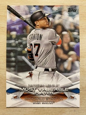 2018 Topps Baseball - MLB Awards Insert #MLBA13 Giancarlo Stanton