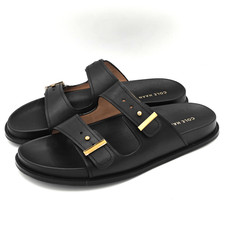 Cole Haan  Marisol  Women  s Leather Adjustable Double Banded Sandals Black