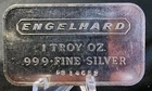 Engelhard Landscape Frosted Reverse 1 oz. Silver .999 Fine Bar SN-PD14612