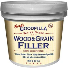 Ebony, 1 Gallon (13.5Lbs) Wood and Grain Filler, Stainable, Sandable, Zero Waste