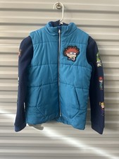 Nickelodeon RUGRATS CHARACTERS HOODIE PUFFER HYBIRD LARGE KIDS 14/16 USED COND