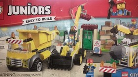 OPEN BOX SEALED CONTENT MISSING VEHICLE BASE LEGO&reg; Juniors set 10734: Demo Site