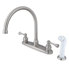 Kingston Brass KB72.BL 1.8 GPM Standard Kitchen Faucet - - Nickel