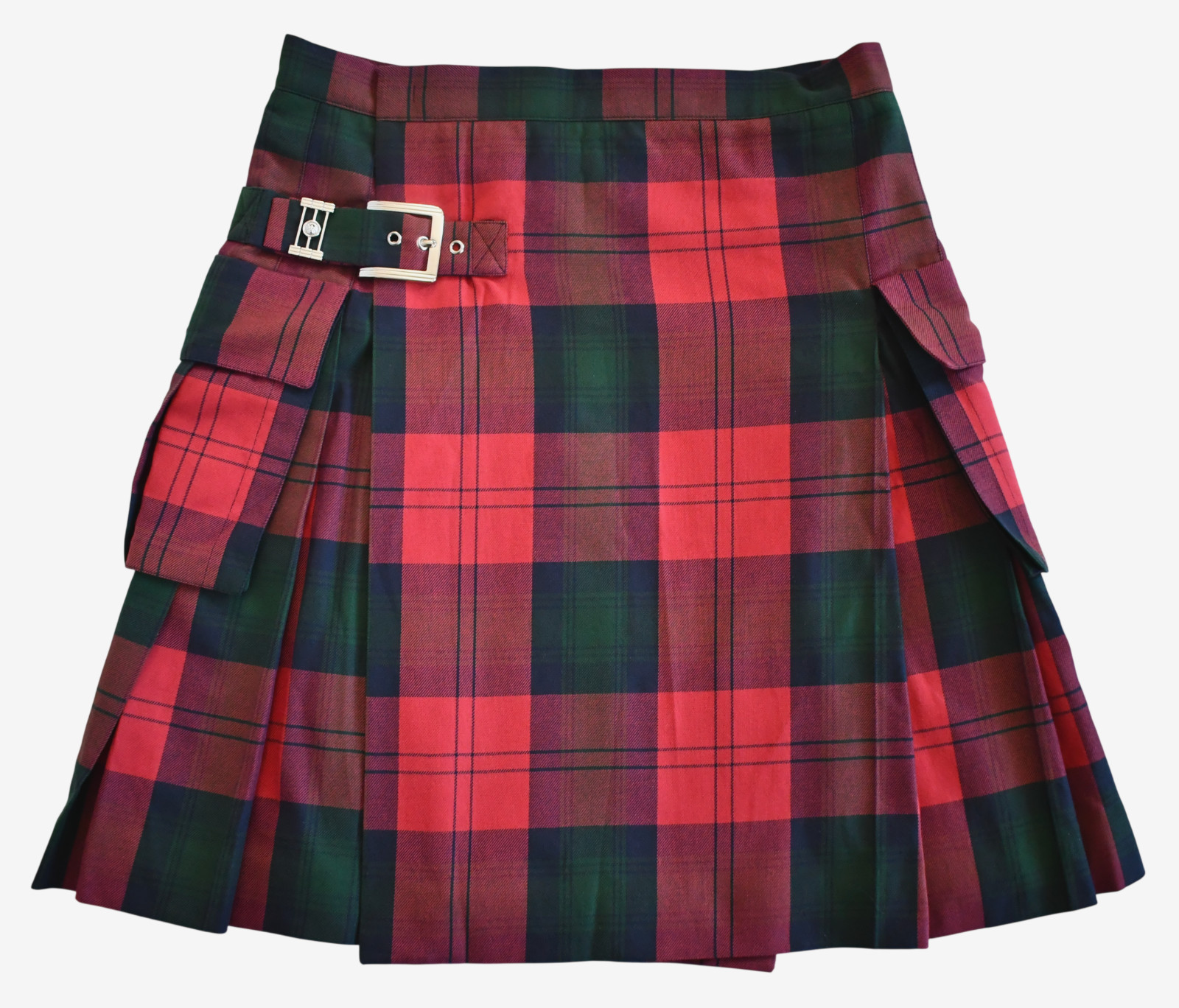 NEW VERSUS VERSACE Plaid Cotton Flannel KILT Style Men's SKIRT IT-44 W-30"