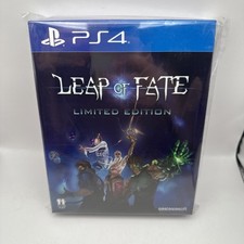 Leap of Fate Limited Edition PlayStation 4 PS4 w Sticker Brand New Sealed