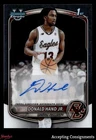 2025-26 Bowman Chrome Prospect Autograph Donald Hand Jr. 1st Rookie AUTO