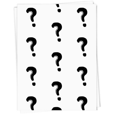 'Question Mark' Gift Wrap / Wrapping Paper / Gift Tags (GI012328)