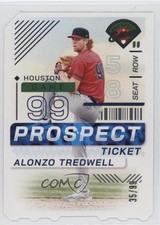 2024 Panini Prospect Edition Ticket Stub 35/99 Alonzo Tredwell #12 8d2