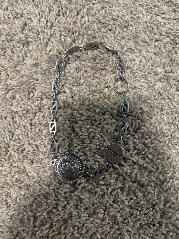 Винтажный Gianni Versace Porfumi хип-хоп стиль брелок двусторонний Lionhead брелок - Изображение 2 из 3