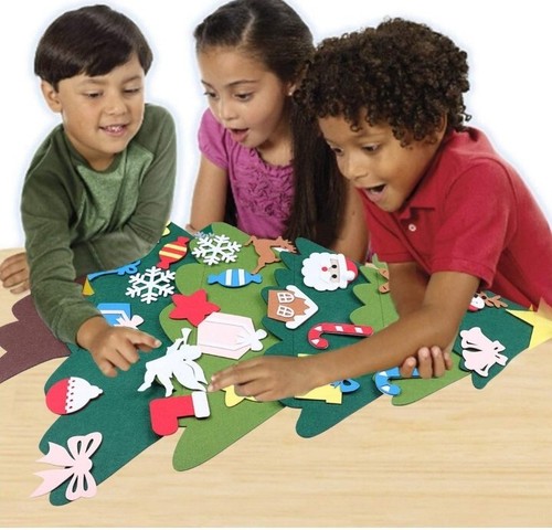Ddfly Felt Christmas Tree for Kids,DIY Felt Christmas Tree Set with... - Picture 4 of 6