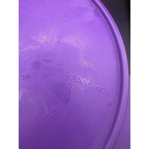 Tupperware große CrystalWave PLUS 4qt/4L mikrowellengeeignete Schüssel lila - Bild 6 von 6
