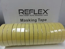 REOFLEX REFLEX PAPER AUTOMOTIVE REFINISH MASKING TAPE 3/4 INCH 48 ROLLS