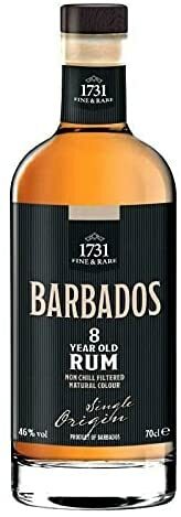 1731 FINE e RARE RUM BARBADOS 8 YEARS OLD 70 CL