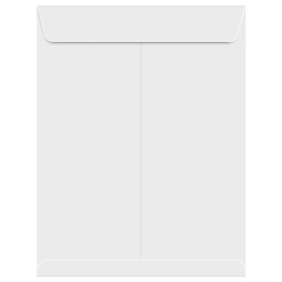 6 x 9 White Catalog Envelopes, 24w(90gsm), Gummed Seal, 50 per Pack