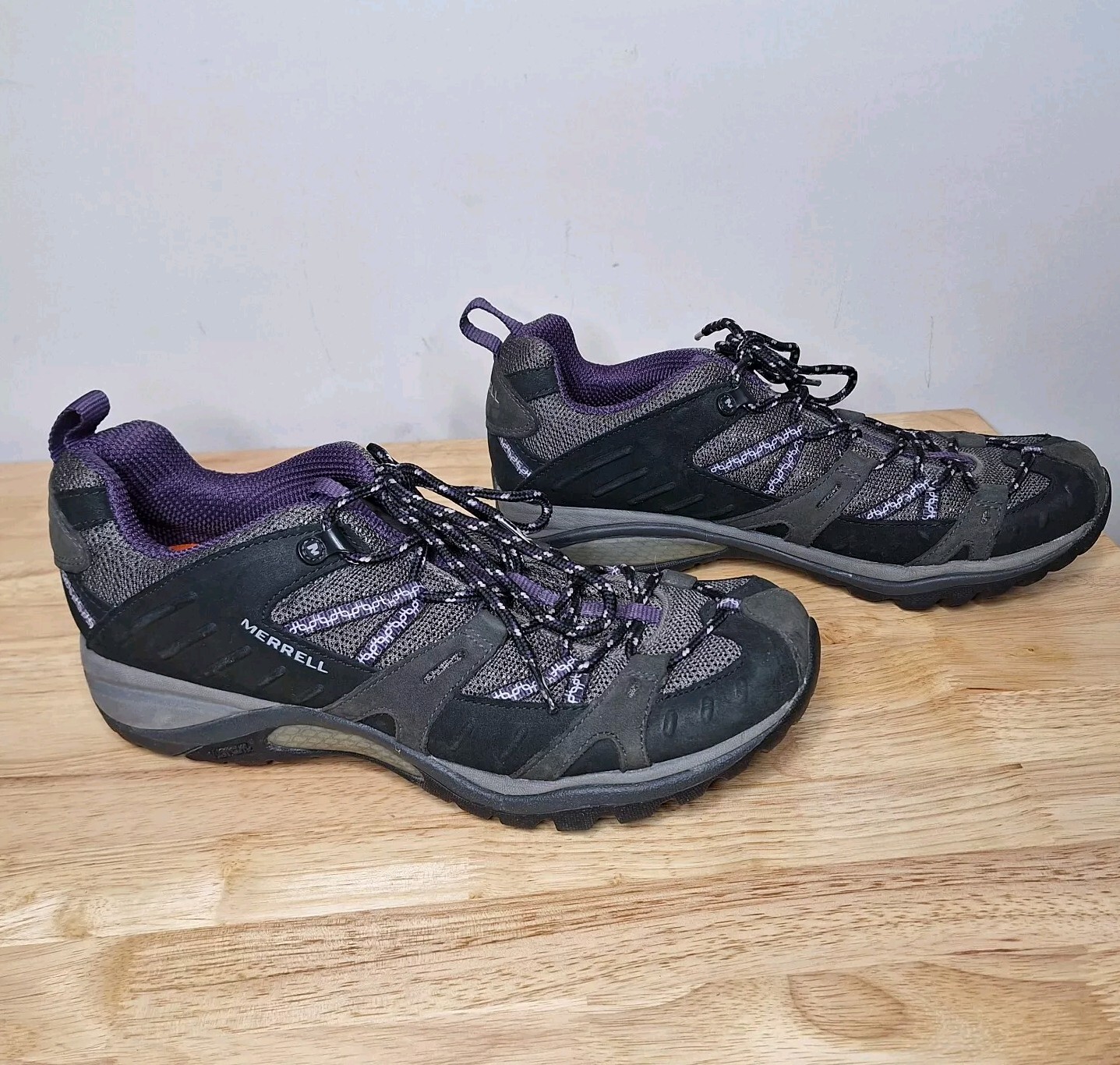 Merrell Scarpe Donna 10.5 Siren Sport Outdoor Trail Sneakers Escursionismo Nero Viola