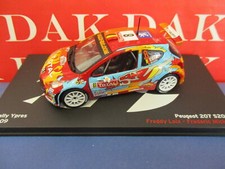 Die cast 1/43 Modellino Auto Peugeot 207 S2000 Rally Ypres 2009 F. Loix