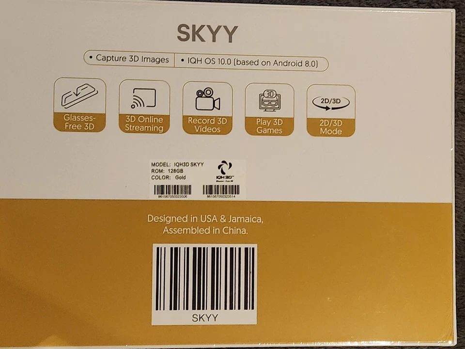 NO EYEWEAR 2D/3D TABLET - SIMILAR TO LEIA & LUME! TAKES 3D VIDEO/PHOTOS - NIB! - Image 4 of 4