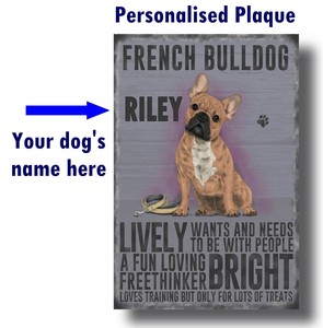 Home Garden Plaques Signs Suneducationgroup Com French Bulldog Plaque Wall Sign Assorted Dog Breeds Dog Lover Gift