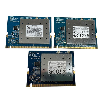 Lot of 3 Atheros AR5BMB5 Mini PCI Wireless Card for OLD Laptop Toshiba, Dell