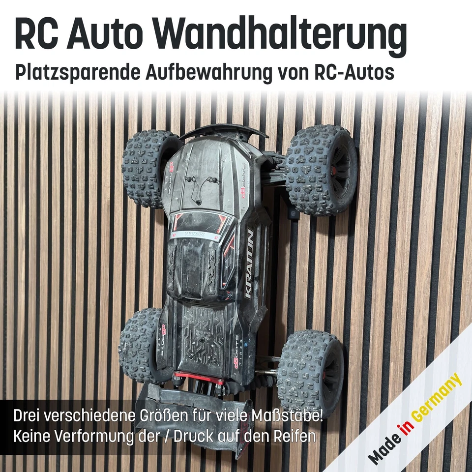 3DGRAF Wandhalterung RC Auto für viele Maßstäbe