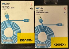 2/ 19.99 Kanex"MiColor Micro USB ChargeSync 4' Cable" KMUSBB4FBL 