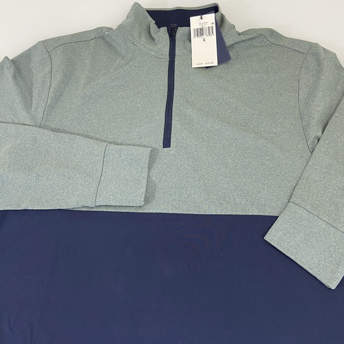 Polo Ralph Lauren Men's Performance Color Block Small 1/4 Zip LS Pullover New