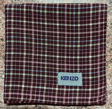 MEN HANDKERCHIEF COTTON VINTAGE POCKET SQUARE 18" CLASSIC ART RED TWEET CHECKED