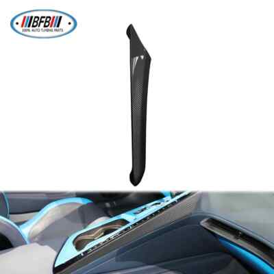 Real Carbon Fiber Center Console Right Side Trim Cover Fits Corvette C8 2020-23