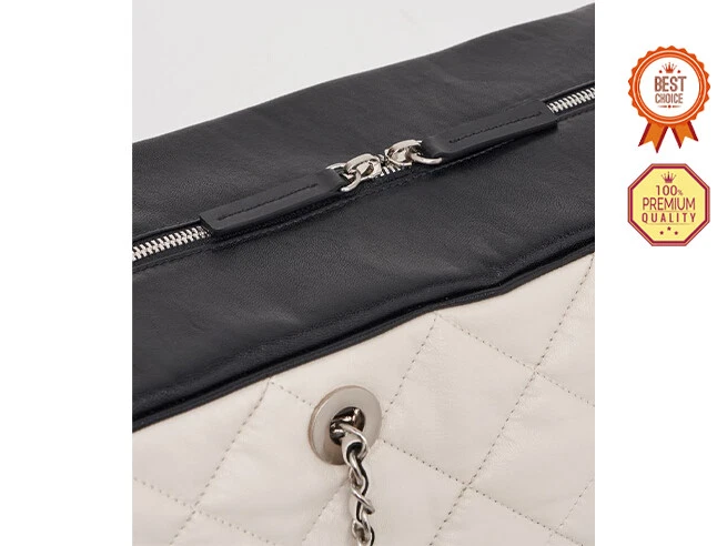 [Martin Kim] BIG QUILTING BAG IN IVORY MTK21BBG015W0IV