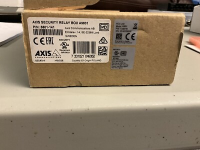 AXIS SECURITY Relay Box A9801 P/N: 5801-141 - New In Box