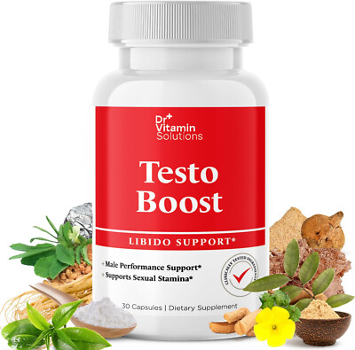 Dr. Vitamin Testo Boost Supplement for Men - Stamina, Endurance & Energy Enhance
