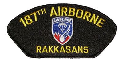 US ARMY 187TH INFANTRY REGIMENT PATCH RAKKASANS AIRBORNE AIR