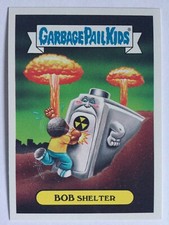 Garbage Pail Kids Topps 2017 Adam-Geddon Sticker Nuclear 7b Bob Shelter