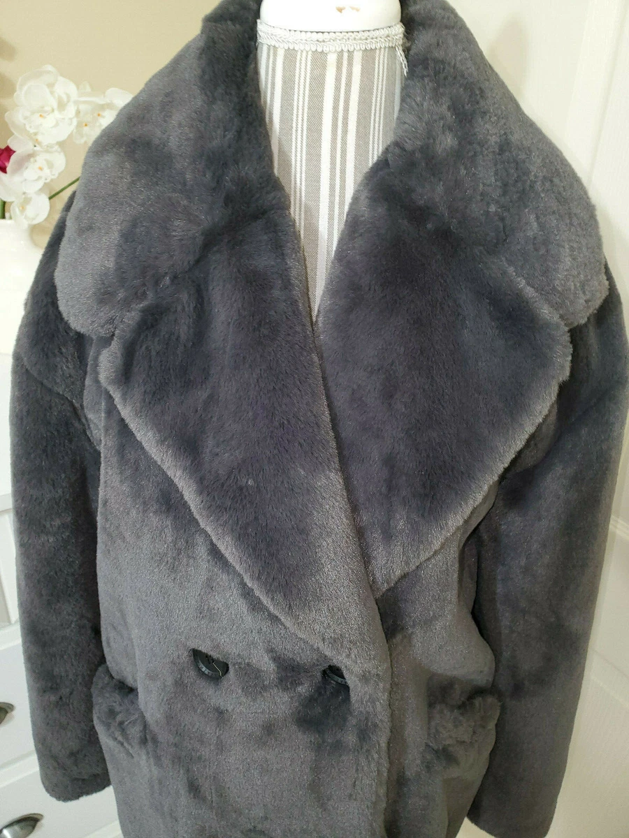 Bcbg faux fur coat outlet