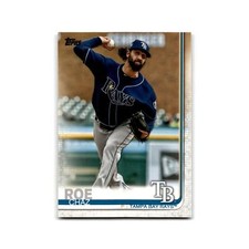 Chaz Roe 2019 Topps #405 Tampa Bay Rays Baseball Card NM