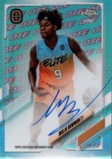 2021-22 Chrome Overtime Aqua Red OTE Refractors #CAMBO1 Malik Bowman Auto /99