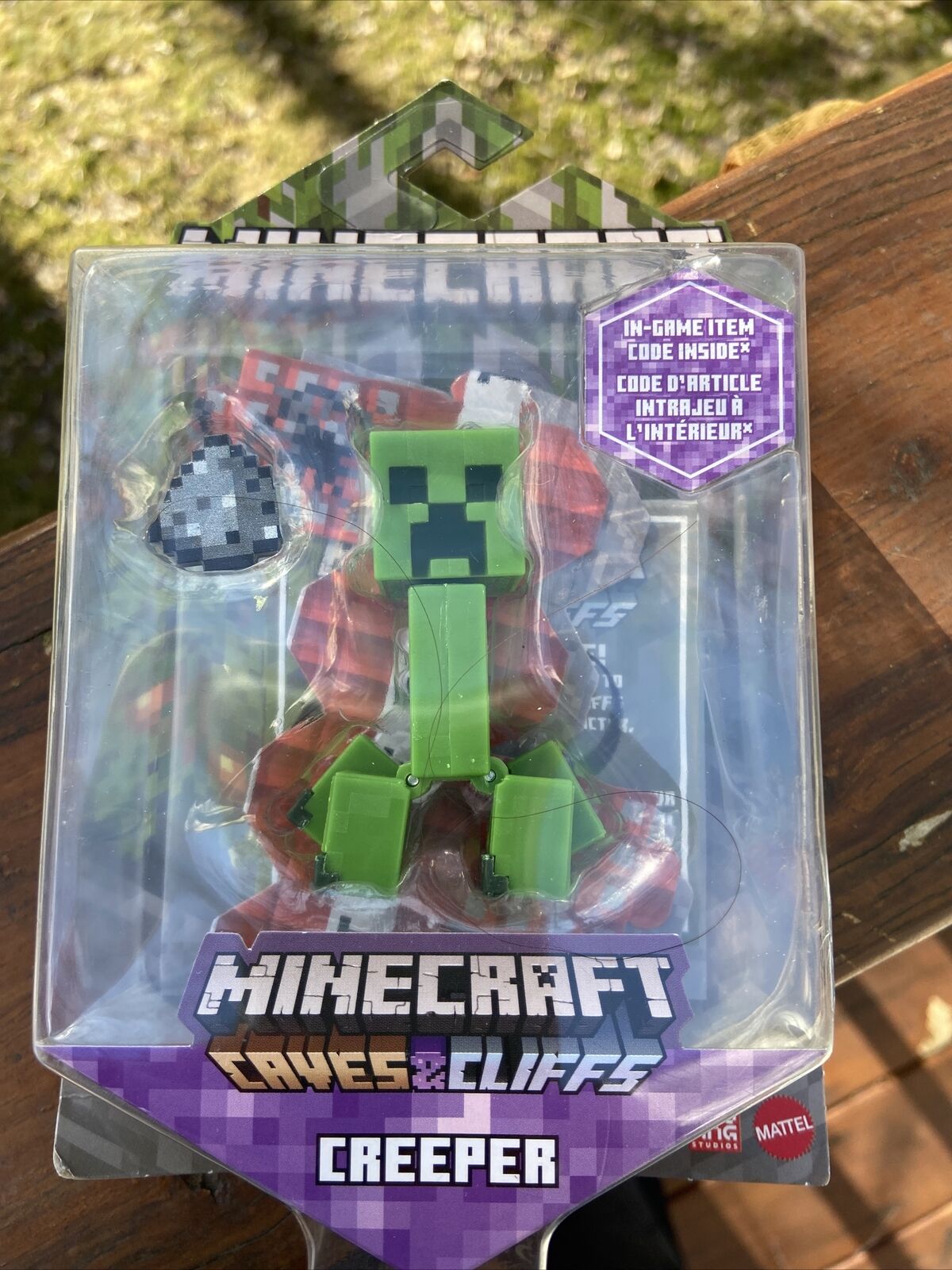  Mattel Minecraft Creeper 3.25 Scale Scale Video Game Authentic  Action Figure with Accessory and Craft-a-Block : Toys & Games