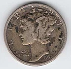 1937 Mercury Dime - Nice Silver - #13