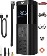 150PSI Tire Inflator Portable Air Compressor Intelligent Cordless Car Air Pump