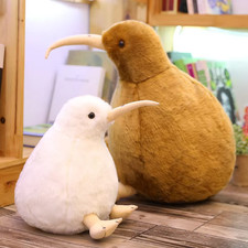 Simulation New Zealand Kiwi Bird Plush Toy Stuffed Animal Soft Doll Kids Gift