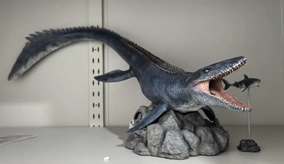 W-DRAGON Mosasaurus モササウルス 1/35 スタチュー W-DRAGON Mosasaurus Dinosaur Statue 1/35 PVC Collectible Model