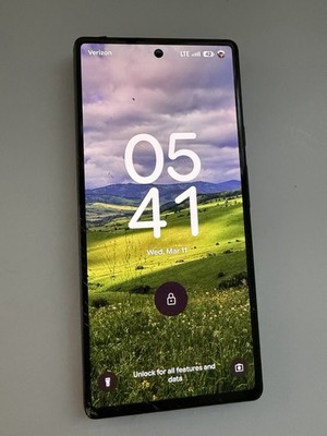 Google Pixel 6 OLED Assembly With Frame CRACKED FOR PARTS ONLY GOOD TOUCH + OLED