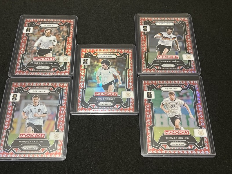 2026 Panini Prizm FIFA Monopoly Germany Free Parking Beckenbauer Matthäus Klose
