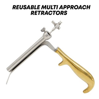 Multi Approach Retractor with Endoscopic Channel & Stopcock Plastic Surgery Tool