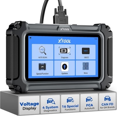 XTOOL D5S KFZ Diagnosegerät Auto OBD2 Scanner TPMS EPB SAS CAN FD FCA AutoAuth