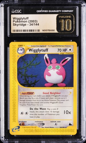 Wigglytuff graded CGC 10 for sale on eBay