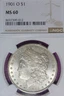1901 O NGC MS60 MORGAN SILVER DOLLAR #B52385