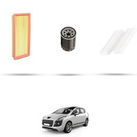 Hoffcar Wartungskit - 3 Filter FüR Peugeot 3008 1.2 E-Thp 96KW Ab 2015